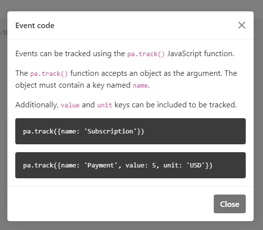 Eigener Event-Tracking-Code